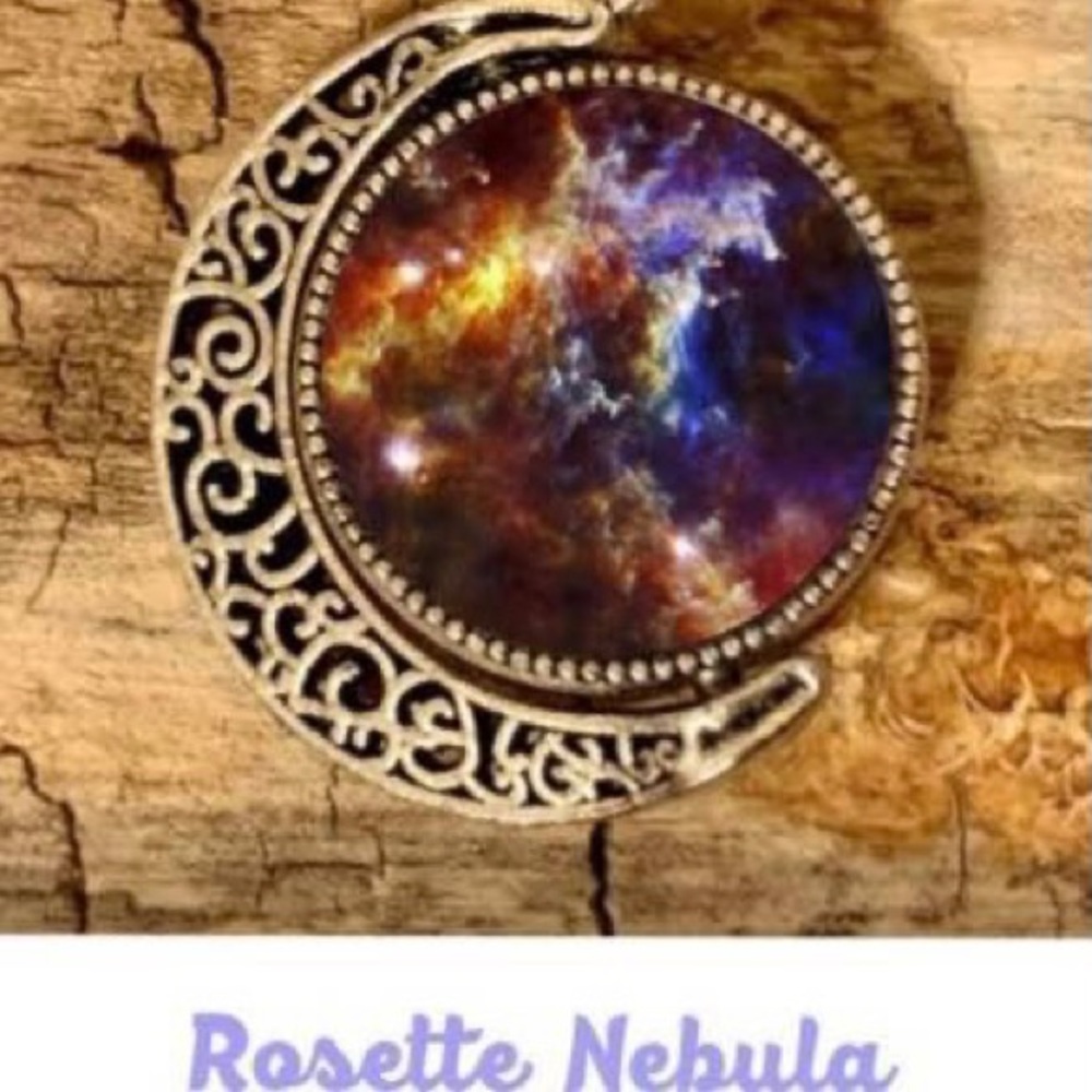 NWOT Spinning Crescent Space Pendants - 9 Designs